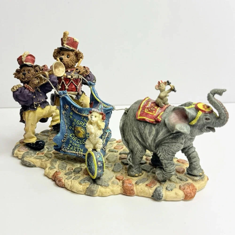 Vintage Boyds Bears Circus Parade Elephant Figurine 227808 Limited Edition 7021